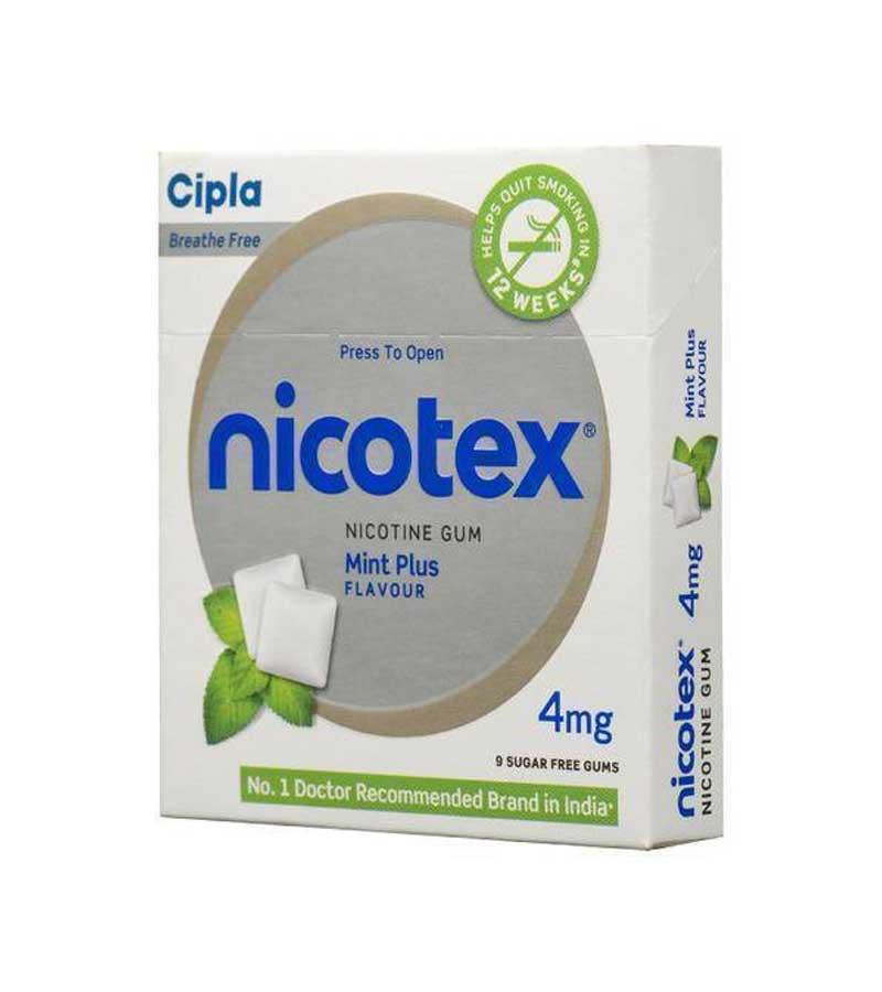 Nicotex Anti Nicotine Chewing Gum Mint 4gm