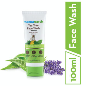 Mamaearth tea tree facewash for acne amp pimples2