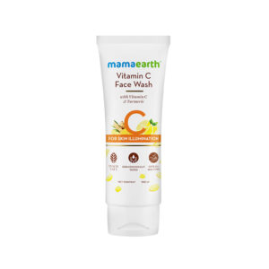 Mamaearth vitamin C face wash with vitamin C and turmeric for skin illumination 1